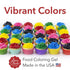 Ann Clark Gel Food Coloring Made in USA .7 oz, 6 Colors...