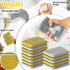 24 Pack Steel Scrub Sponges for Dishes Non Scratch Scouring Sponge Multi Use Metal Scrubber Heavy Duty Dish Wash Kitchen Sponge for Pot Dish Washi...