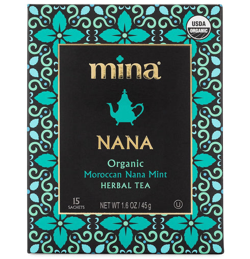MINA Organic Moroccan Nana Mint Herbal Tea, 15 CT...
