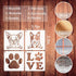 16 Pieces Dog Stencils Dog Paw Stencil for Painting on Wood Reusable Painting Templates for DIY Crafts Scrapbook Sign Shirt Canvas (16 Dog)...