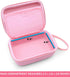 CASEMATIX Pink Travel Case Bag Compatible with Asthma Inhaler, Masks, Spacer - Case Only...