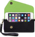 Clutch Wallet with Wristlet and Crossbody Strap for Smartphones or Phablets up to 5.7 Inch - Carrying Case - Frustration-Free Packaging - Black an...
