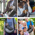FDJASGY Pet Sling Carrier for Small Dogs Cats,Breathable Mesh Travelling Hand Free Puppy Backpack with Pouch and Adjustable Strap Carrier...