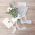 White Ribbon Crinkle Chiffon 1 1/2 Inch Handmade Tulle Fabric Silk Ribbon for Flower Bouquet Wedding Decor Gift Wrapping 3 Rolls 9 Yd...