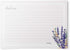 Vintage Lavender Flowers Recipe Cards, Set of 50 - Rustic Elegance for Your Culinary Creations (4x6 in. - Rectangle)...