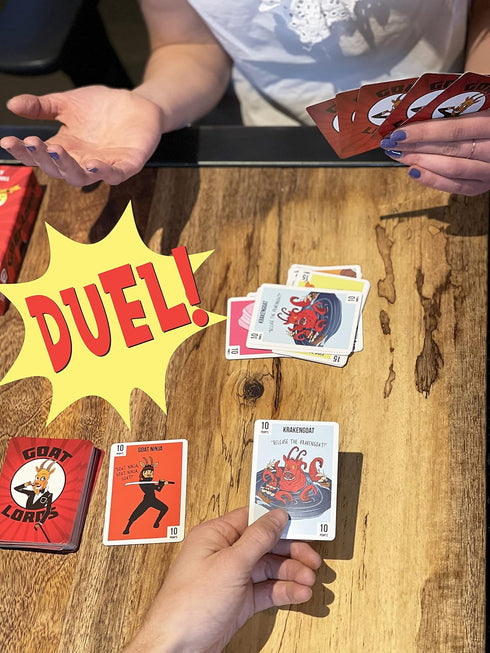 Goat Lords - Most Addicting Card Game for Adults, Teens, Kids (Boy and Girl) Ages 7 and Up. Family Board Games, Fun Game, Card Games for Families ...