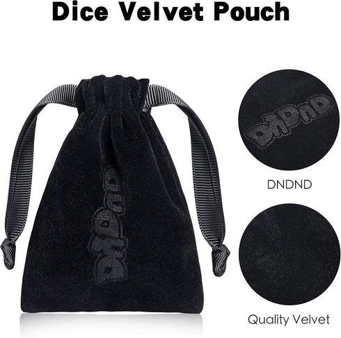 Mushroom Resin Dice Set D&D, DNDND 7PCS D&D Dice Set with Gift Velvet Bag for Dungeons and Dragons Role Playing Games and Tabletop Games?Purple Mu...