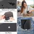 Black Cash Envelope Wallet Leather Money Wallet Organizer for Cash Reusable Money Bag Pouch Budget Binder Waterproof Slim Budget Envelope for Mone...