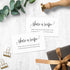 321Done Request a Recipe Card, Made in USA - 3.5x2 White, Modern Script - Little Share a Recipe Insert Card for Bridal Shower Game, Keepsake, Heav...