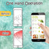 Honoson 9 Pieces Cell Phone Grip Holder Collapsible Holder Colorful Self-Adhesive Finger Ring Sublimation for Smartphone and Tablets(Marble)...
