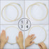 Similane 5 Pieces Embroidery Hoops Bamboo Circle Cross Stitch Hoop Ring 5 inch to 10 inch for Embroidery and Cross Stitch...
