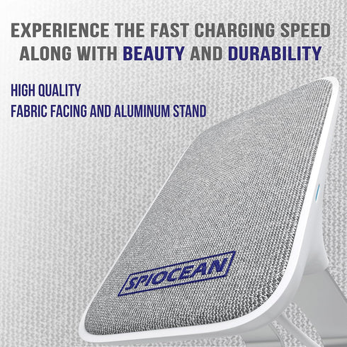 Fast Wireless Charger, Qi-Certified 10W Max Wireless Charging Stand Compatible with iPhone 15/14/13/12/11 Max/Pro/Mini/SE 2022, Samsung Galaxy S22...