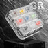 Kailh BOX Switch Tester Mechanical Keyboards Retooled Sampler 9-Key Switch Testing Tool, with Keycap Puller and 18 O Rings, Navy Jade White Red Bl...
