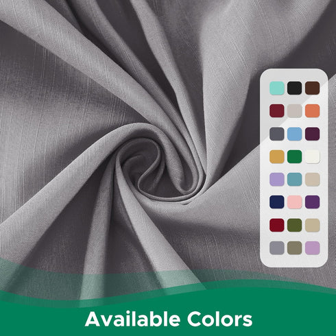 Biscaynebay Wrap Around Bed Skirts for Full & Full XL Beds 15" Drop, Silver Grey Adjustable Elastic Dust Ruffles Easy Fit Wrinkle & Fade Resistant...