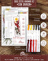 Povitrulya Counted Cross Stitch Kit 'Sun Dragon' - DIY Embroidery Book Marker Set for Adults with Paper Pattern, 16 Count Aida Canvas and Presorte...