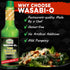 Wasabi-O Combo Set of 2 Wasabi Original Sauce 62g & Wasabi Red Chili Sauce 55g - The Perfect Match, Ideal Not Only For Sushi, Sashimi But For All ...
