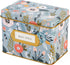 Jot & Mark Decorative Recipe Tin Box for Recipe Cards, Greeting Card Holder | Holds Hundreds of 4” x 6” Cards...