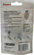 Legrand - OnQ Telephone Keystone Jack RJ25, Male to Male Connector, Universal Keystone Connector for Phone Connections, Rear Mount Snap-In Keyston...