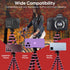 TALK WORKS Flexible Tripod for iPhone, Android, Camera - Bendable Legs, Adjustable Stand Holder with Mini Wireless Remote for Selfies, Vlogging, B...