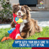 Pet Craft Supply Giggling Puffin & Parrot Multi Pack Interactive Dog Toys With Sound for Large Breed and Small Dogs Soft Chew Plush Dog Toy, Red B...