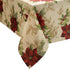 Elrene Home Fashions Festive Poinsettia Holiday Wrinkle Resistant Fabric Tablecloth, Multi, 60"x120" Rectangle...