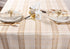 DII Holiday Dining Table & Kitchen Décor Metallic Fabric, Christmas Tablecloth, 60x84, Gold & Cream Plaid...