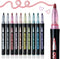 Mr. Pen- Double Line Outline Markers, 10 Colors, Shimmer Markers, Self-Outline Metallic Markers, Outline Pens, Craft Pens...