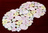 Easte Egg Placemat 14" Set of 4 Cutwork Embroidered Spring Flowery Floral Eggs Dresser Scarf for Home Kitchen Dining Spring Holiday Tabletop Decor...