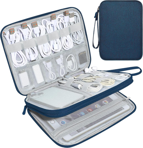 CILLA Electronics Organizer Travel, Travel Cord Organizer Case, Compact Electronics Accessories Bag for Cable, Cord, Charger, Phone...