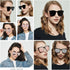 LYZOIT Oversized Sunglasses for Women Mirrored Big Large Shades Fashion Square Frame Sun glasses UV Protection...