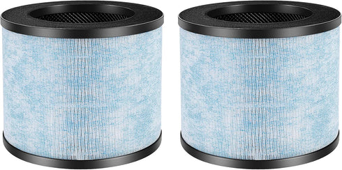 Fette Filter - True HEPA H13 Replacement Filter Compatible with AROEVE MK01 MK06 Kloudi DH-JH01 Intelabe EPI080 EP1080 EPI081 EP1081 Air Purifer S...