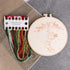 HaiMay 3 Sets Embroidery Starter Kit with Pattern and Instructions, Cross Stitch Kit Include 3 Embroidery Clothes with Christmas Pattern, 3 Bamboo...