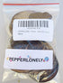 PEPPERLONELY Brand 10PC Brown Coconut Shell Buttons 2 Hole Scrapbooking Sewing Buttons 5cm (2 Inch)...