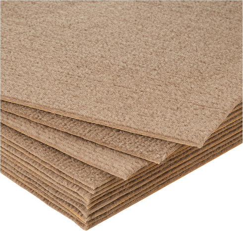 Nexus Self Adhesive 12-Inch Carpet Floor Tiles, 12 Tiles - 12" x 12", Tan - Peel & Stick, DIY Flooring for Kitchen, Dining Room, Bedrooms & Bathro...