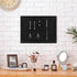 Cork Board Bulletin Board, 11" X 8" Cork Boards for Walls with Pins, Eye Bolts, gaskets, Screws, Pin Board for Office, School and Home (BK,22 * 30...