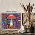 Posterizer 1 pcs- psychedelic funky hippie colorful rainbow mushrooms 6-Fantasy & Fiction Art-Retro Art- Living Room Bedroom Decor- unframed wall ...