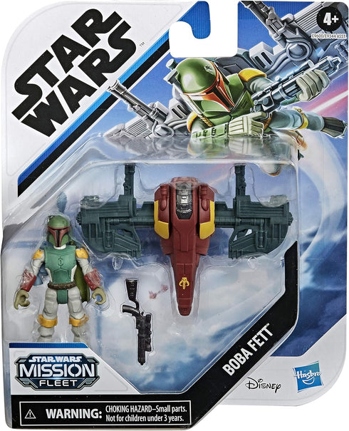 STAR WARS Mission Fleet Gear Class Boba Fett Capture in The Clouds 2.5-Inch-Scale Figure and Vehicle, Toys for Kids Ages 4 and Up...