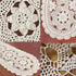 KEPSWET Cotton Floral Oval Handmade Crochet Lace Table Runner Beige (12x60 inch)...