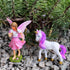 Mood Lab Fairy Garden - Fairy with Unicorn Set of 2 pcs - Miniature Figurines Statue Kit - Outdoor or House Decor...