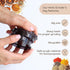 Acrylic Herb Grinder | Large 3 inch Black plastic grinder | (Black)...
