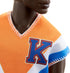 Barbie Fashionistas Ken Fashion Doll with Twisted Black Hair Wearing Orange Athletic Jersey, Shorts & White Sneakers...