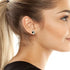 Betsey Johnson Bulldog Stud Earrings...