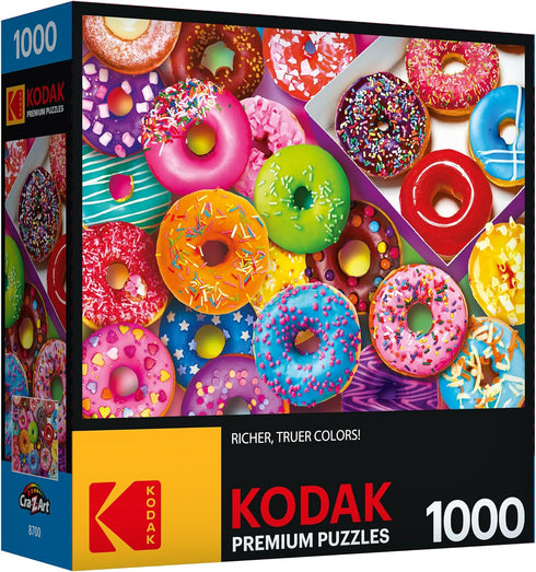 RoseArt - Kodak Premium - I Love Donuts - 1000 Piece Jigsaw Puzzle for Adults...