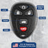 2X KeylessOption Key Fob Replacement for 2015 2006 2007 2008 2009 2010 2011 2012 2013 Buick Lucerne Cadillac DTS Chevrolet Chevy Impala Monte Carl...