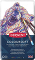 Derwent Colorsoft Pencils, 4mm Core, Metal Tin, 12 Count (0701026)...