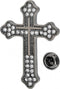 Cross Brooch Tie Pins for Men Women Shirt Lapel Pin Brooch Suit Accessories...