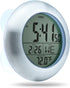 Extra Large Shower Clock with Suction Cups, Date and Temperature, Water Resistant Clock for Bathroom...