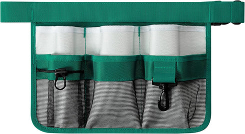 Garden Apron for Women, Adjustable Tool Belt with 8 Pockets - Heavy Duty Oxford Work Belt for Gardening, Construction (Green)...