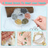 YAKA 420Pcs 12mm1Box 6 Colors Open Jump Ring,Ring Jewelry Keychain for Jewelry Making Accessories,1Pcc Jump Ring Open/Close Tool and 1Pcs Clear Bo...