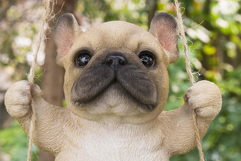 Hi-Line Gift 87704-K French Bulldog On Swing...